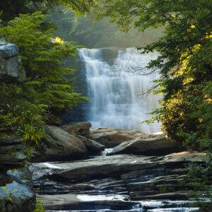 muddy creek on the rocks